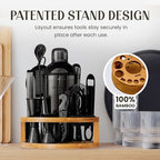 Mixology & Craft Bartender Kit - 15 Piece Set Including Cocktail Shaker and Bar Accessories, Perfect for Drink Mixing at Home, Plus Exclusive Recipe Cards