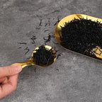 5 PCS Short Handle Spoons Gold Mini Scoops Stainless Spoons for Canisters Small Coffee Scoops Candy Scoops for Condiments Tea Desserts Coffee