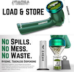 Mamba Loader XL 2g Green USB Electric Herb Grinder. Small Portable Metal Herbal Machine & Spice Mill for the Kitchen