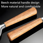 Vegetable peeler, stainless steel Y peeler, suitable for potato and fruit, vegetable peeler, ergonomic non-slip handle, super sharp powerful blade, solid wood handle