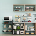 Expandable Cabinet Organizer Shelf, Adjustable Height Organizer Riser for Kitchen Cabinet Spice Rack Locker Pantry Cupboard Under Sink Countertop Desk Organization Metal Stackable Shelves