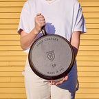 Field Company 11.63-Inch Cast Iron Skillet – Pre-Seasoned Large Frying Pan for Searing, Baking & Everyday Cooking, Lighter & Easy to Handle, Smooth, Made in USA (No.10, 4+ Servings)