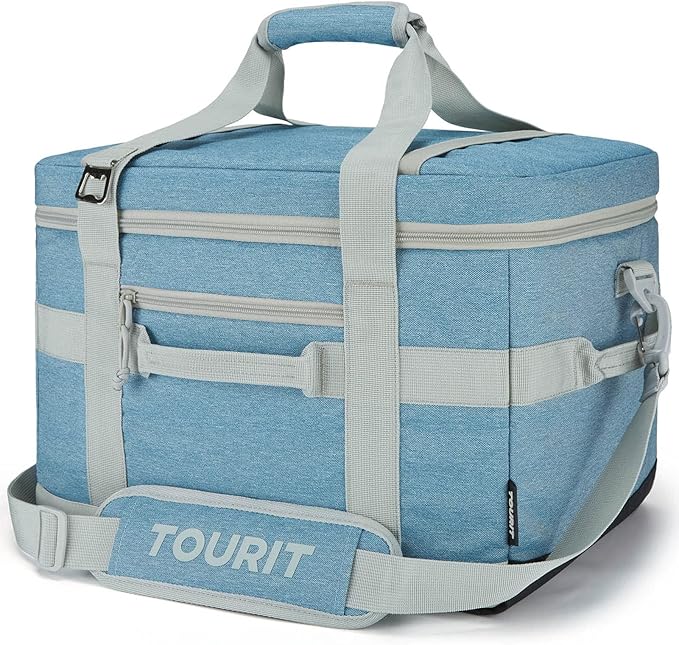 TOURIT Cooler Bag 48/60 Cans Insulated Soft Cooler Large Collapsible Cooler Bag 32/40L Lunch Coolers for Picnic, Beach, Work, Trip