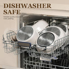 KIKCOIN Ceramic Cookware Set, 20 Pack Nonstick Pots and Pans Set with Detachable Handles, Healthy Frying Pans, Induction Dishwasher Oven Safe Kitchen Set, PFAS PFOA & PTFE Free