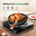 DishDelight Induction Pots and Pans Set Non Stick, 12 Piece Nonstick Kitchen Cookware Sets, Nonstick Granite Cooking Set Induction Pots and Pans, Induction Cookware Sets with Frying Pans, Black