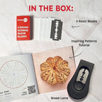 Sourdough Starter Kit – 24oz Starter Jar, 2 Cotton Rope Banneton Proofing Baskets, Magnetic Bread Lame for Scoring – Gift for Bakers & Complete Sourdough Bread Baking Set