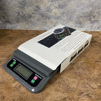 66LB 30kg Large Digital Kitchen Scale Food Scale for Baking Cooking Bread Meat Scales with Tare and Prep Counting LCD Display with Adapter, 6 Unit (Grey, 30kg)