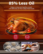 Nuwave TODD ENGLISH iQ360 Digital Smart Oven, 20-in-1 Convection Infrared Grill Griddle Combo, 34-Qt Mega Capacity, 1800 Watts, Adjustable Triple Surround Heat Zones, Smart Thermometer, WIFI Enabled