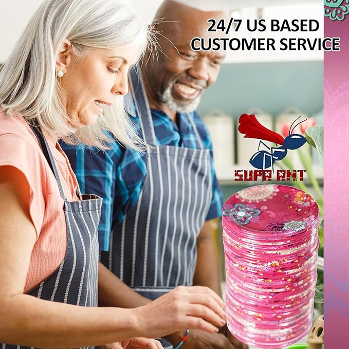 Supa Ant Thickest Canning Lids Regular Mouth (50 Pieces) Food Grade Tin - Can Lids for Canned Food - Buckle Proof & Rust Proof Lid for Canning Kit for Regular Mouth Mason Jars (Lush) Canning Supplies