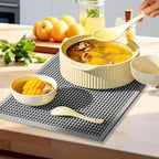 2 Pack Bar Mat, Home Bar Tool Drying Mats, Bar Accessories for The Home Bar Set 18''x12''（Gray） for Bars, Outdoor Camping, Bar for Home