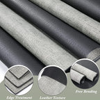 SUEH DESIGN Leather Placemats Set of 6 Reversible Table Mats Heat Resistant Waterproof No-Slip Place Mats for Dining Table Kitchen Parties