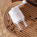 Portable Manual Coffee Grinder with 35 Adjustable Settings,Hand Coffee Bean Mill with 30g Capacity & Crank for Espresso, Pour Over, French Press, Travel (White)