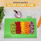 Cutting Board Set: 4-Piece Color-Coded, Non-Slip, BPA-Free, Perfect kitchen essentials for new home, Dishwasher Safe with Premium Scissors and Chopping Board Organizer, Quality kitchen stuff.