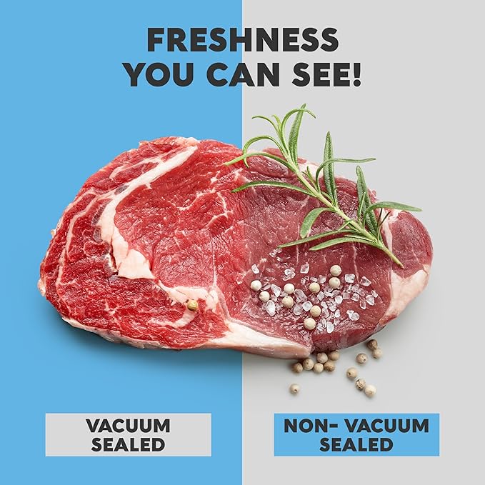 Avid Armor Vacuum Sealer Machine AVS2400, Professional Food Sealer with Roll Storage & Built-In Cutter, Compact Vacuum Sealer for Food Preservation