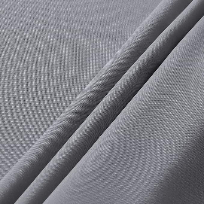 sancua Rectangle Tablecloth - 54 x 78 Inch - Stain and Wrinkle Resistant Washable Polyester Table Cloth, Decorative Fabric Table Cover for Dining Tables, Buffet Parties and Camping, Light Grey