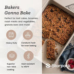 Starpack 'Bakers Gonna Bake' High Performance Nonstick Rectangular Baking Pans set of 3
