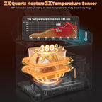 KBS 17-in-1 Bread Maker-Dual Heaters, 710W Machine Stainless Steel with Gluten-Free, Dough Maker,Jam,Yogurt PROG, Auto Nut Dispenser,Ceramic Pan& Touch Panel, 3 Loaf Sizes 3 Crust Colors,Recipes