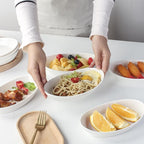 Au Gratin Baking Dishes for Oven Safe, Porcelain Mini Casserole Dish (8pc Set). 10oz Individual Gratin Dishes Set, Ceramic Small Baking Dish for Single Serving, Banana Split Bowls, 7.6x4.4in