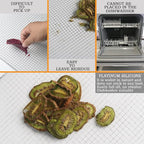 Mesh Silicone Dehydrator Sheets, 10x10 in 10 Pcs/Sets for Food Dehydrator & Freeze Dryer (10x10 INCH Mesh Silicone Dehtdrator Sheet)