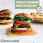 Zenlogy 6x6 Parchment Paper Squares (200 sheets) - Unbleached, Non-stick, Pre-cut Parchment Paper Ideal for Candy Wrappers, Dessert Paper Liners, Freezing and Storing, Separating, and Diamond Painting