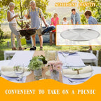 10 Pieces 12 Inch Pizza Pans Bulk Stainless Steel Pizza Pans Reusable Round Bakeware Oven Pizza Trays for Home Restaurant Kitchen Baking Roasting Healthy Rust Free Dishwasher Easy Clean