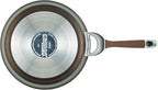 Circulon Symmetry Hard Anodized Nonstick Frying Pan Set / Fry Pan Set / Hard Anodized Skillet Set - 10 Inch and 12 Inch, Brown