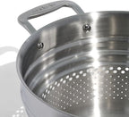 Made In Cookware - Stainless Steel Pasta Insert - Premium Stainless Steel - Professional Cookware - Crafted in Thailand - Fits 6 and 8 QT Stock Pots