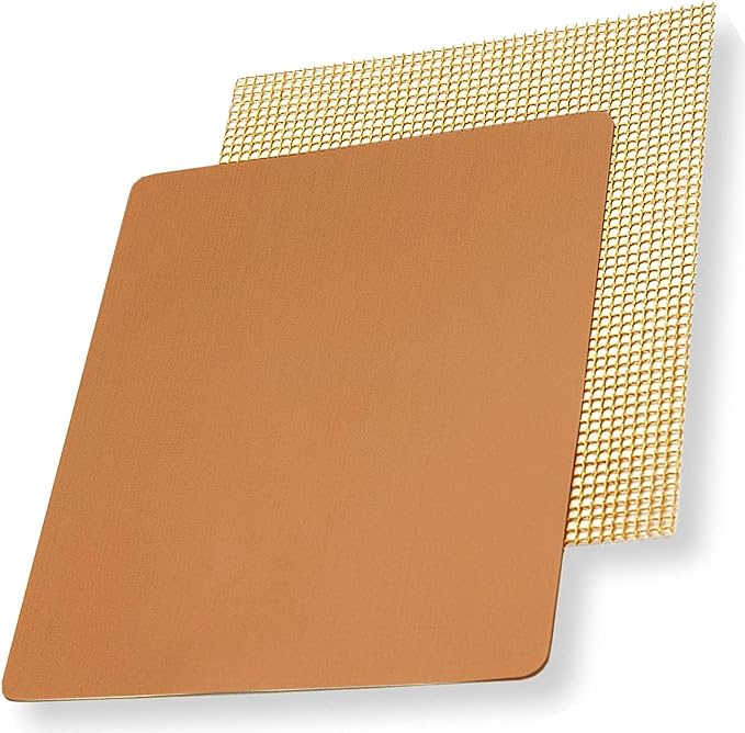 Cooks Innovations Toaster Oven Non Stick Liner & Crisper Set - Get Crispy Food Every Time - Easy Clean Up - Premium Crisping Sheet with Nonstick Oven Liner for Toaster Oven (9 x 11)