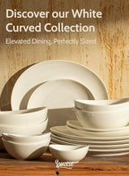 Sweese Porcelain Bowls Set - 6 Pack, 5 Inch, 10 oz for Desserts, Soup, Rice, Microwave Dishwasher Safe, White