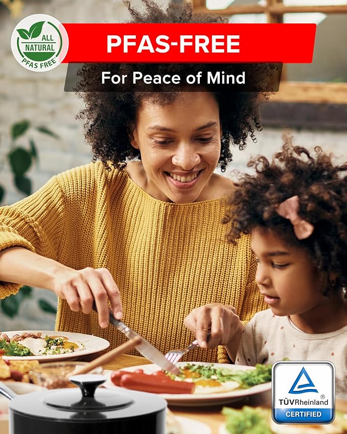 Nuwave Lux 13-Piece Premium Cookware Collection, Next-Generation G11 Duralon Blue Ceramic Nonstick, Ultra Durable, PFAS-Free, Lightweight & Works on All Cooktops