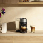 Nespresso Vertuo Pop+ Deluxe Coffee and Espresso Maker by Breville with Milk Frother, Titan