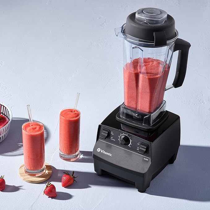Vitamix 5200 Professional Grade Blender for Smoothies, Food Grinder and Emulsifier, 64oz Pitcher, Black