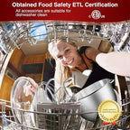 Stand Food Mixer, 6.5 Qt 660W, 6-Speed Tilt-Head , Kitchen Electric Mixer with Stainless Steel Bowl,Dough Hook,Whisk, Beater, Egg white separator (6.5-QT, Red)