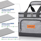 Insulated Cooler Bag for Men/Women 15L Soft Cooler Bag with Adjustable Shoulder Strap, Leakproof for Work, Camping, Travel, Picnic