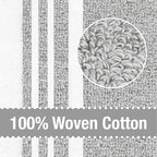 All-Clad Dual-Purpose Kitchen Towels: Highly Absorbent - 100% Cotton, 17"x30" Dish Towels for Cleaning & Drying Dishes & Glassware, 3-Pack, Titanium