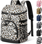Cooler Backpack, Lightweight and Soft Backpack Cooler for Men Women, Insulated Lunch Bag for Camping Traveling Hiking