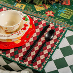 Alata Cube 45-Piece Forged Stainless Steel Flatware Set Cutlery Set with Utensil-Serving Set, Silverware Set Service for 8, Matte Satin Polished, Dishwasher Safe