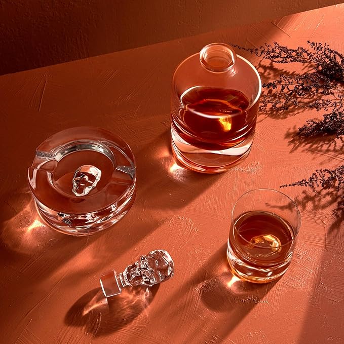 NUDE Whiskey Glasses Set of 4 SOF – 8.5 oz Premium Lead-Free Crystal Old Fashioned Rocks Glasses for Whisky, Scotch & Bourbon – Heavy Base, Dishwasher Safe, Gift Boxed Barware Luxury Gift Set