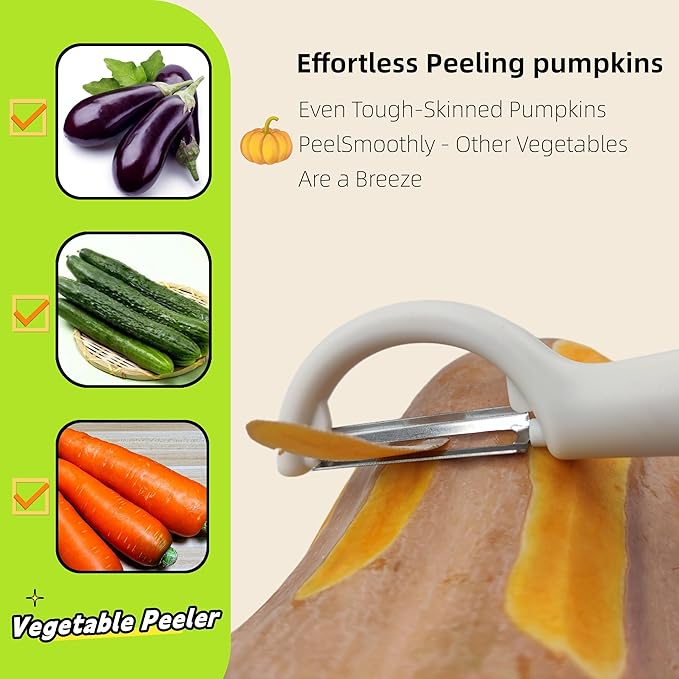 Trez Treamer 6-Pack Vegetable Peeler for Kitchen，Y Peeler Stainless Steel Potato Peeler Set for Apple Veggie Carrot Fruit Zucchini Cucumber Safe Peelers Bulk with Non-Slip Handle (P)
