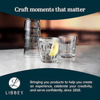 Libbey 15790 Restaurant Basics Stacking 9 oz Pint Glasses Set of 12, All Purpose Heavy Duty Glasses, Durable and Dishwasher-Safe Glass Drinkware