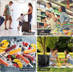 BeeGreen Cooler Bag Soft Leakproof Insulated Tote with Zipper for Beach Travel Grocery