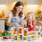 Aliggbent Canning Lids 130PCS, Mason Jar Lids Wide Mouth 86MM Canning Lids Anti-Rust and Leak Proof Airtight Split-Type Lids Silver Canning Flats with Silicone Seals for Mason Jars