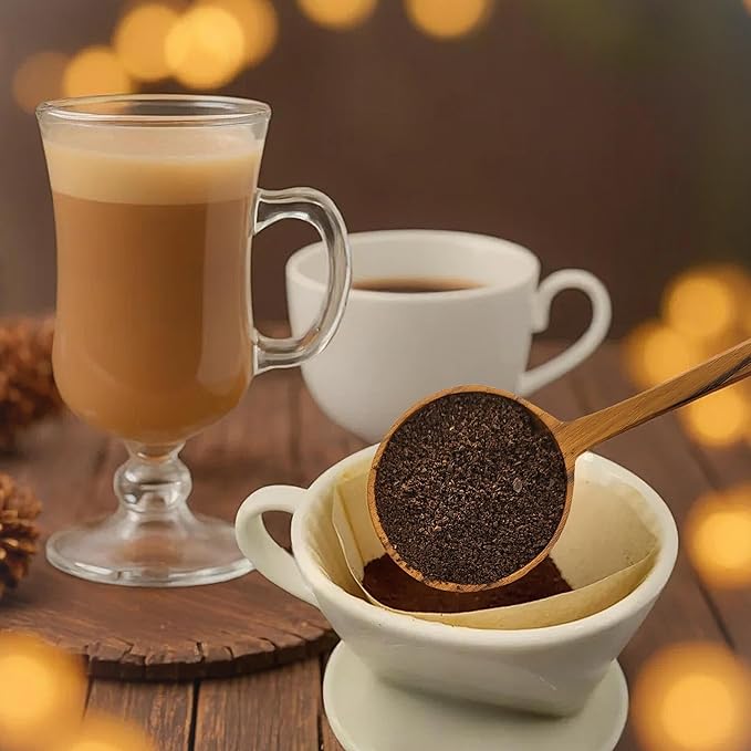 Wooden Coffee Spoon, Handmade Teak Wood Scoop for Ground Coffee, Beans and Tea 1 Tablespoon for Jars and Containers (1 Piece)