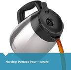 BLACK+DECKER 12-Cup Thermal Coffee Maker, Keep Coffee Hot with Insulated Stainless Steel Carafe, Digital Controls, Easy to Clean.