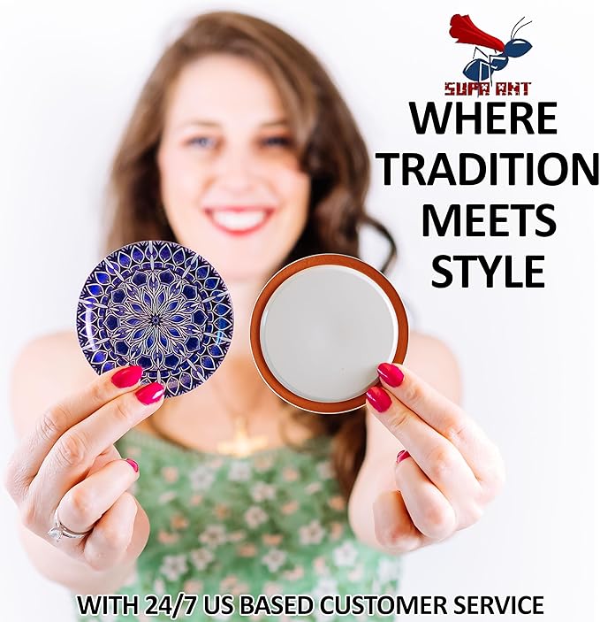 Supa Ant Thickest Canning Lids Regular Mouth (50 Pcs.) Food Grade Tin Can Lids for Canned Food - Buckle Proof & Rust Proof Lid for Canning Kit for Regular Mouth Mason Jars (Blue) Canning Supplies