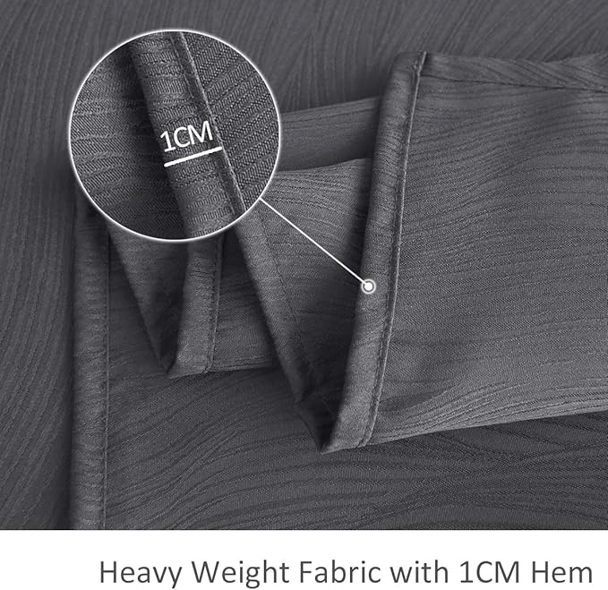 maxmill Jacquard Table Cloth Swirl Pattern Spillproof Wrinkle Resistant Heavy Weight Soft Tablecloth for Kitchen Dinning Tabletop Decoration Outdoor Picnic Rectangle 52 x 70 Inch Charcoal