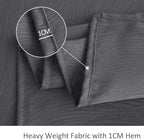 maxmill Jacquard Table Cloth Waving Pattern Water Resistant Wrinkle Resistance Heavy Weight Soft Tablecloth for Kitchen Dinning Tabletop Decoration Oblong 60 x 140 Inch Charcoal