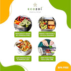 Stainless Steel Lunch Box, Leak Proof Metal Bento Box with 3 Compartments, 24 Oz Bento Box, BPA Free Meal Prep Food Container | Bonus 50 ml Sauce Container
