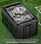 Extendable Dish Rack with Feet, Vegetable Colander Basket, Stainless Steel Dish or Silverware Drying Rack, Ultimate Kitchen Organizer Over The Sink (12.99 x 9.65 x 2.76 Inches)