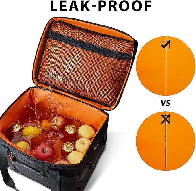 TOURIT Cooler Bag 48/60 Cans Insulated Soft Cooler Large Collapsible Cooler Bag 32/40L Lunch Coolers for Picnic, Beach, Work, Trip